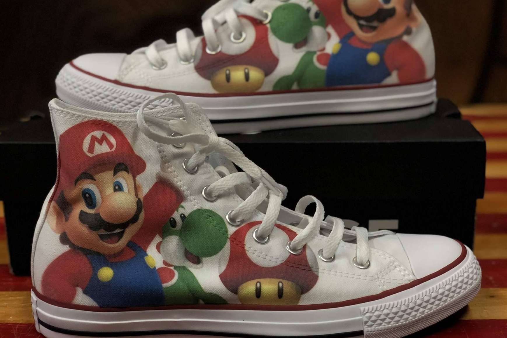 Las zapatillas personalizadas de AMM Aerografía