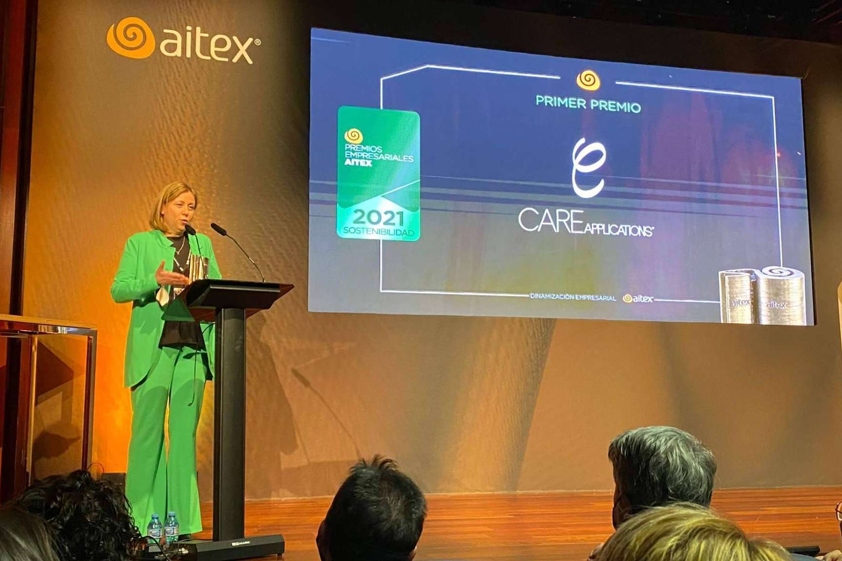 La cuarta edición de los Premios Empresariales AITEX premia a Care Applications con el Premio AITEX a la Sostenibilidad