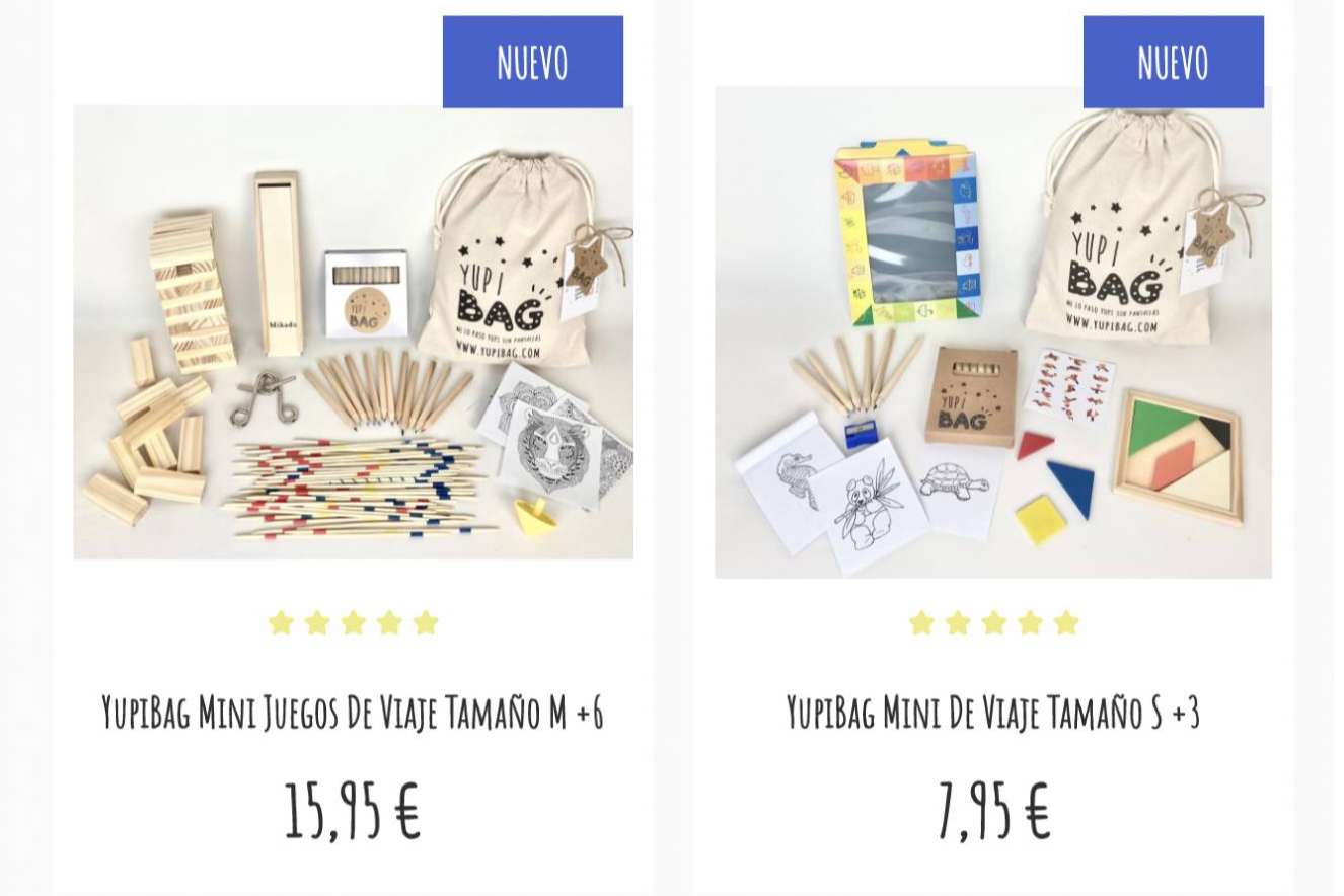 Juguetes educativos para todas las edades, con YupiBag