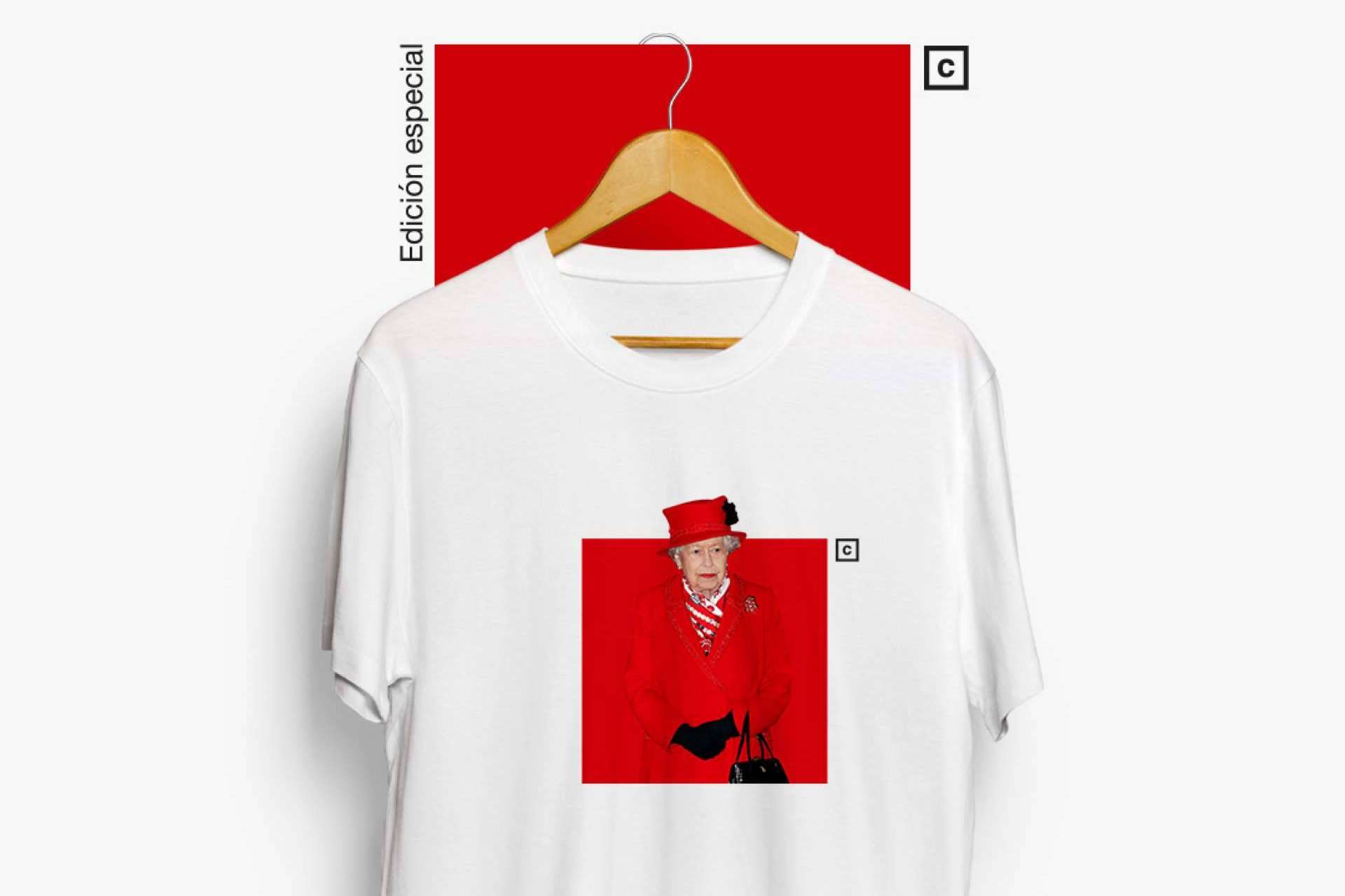 'God Save The Queen'. La camiseta top ventas de Themain