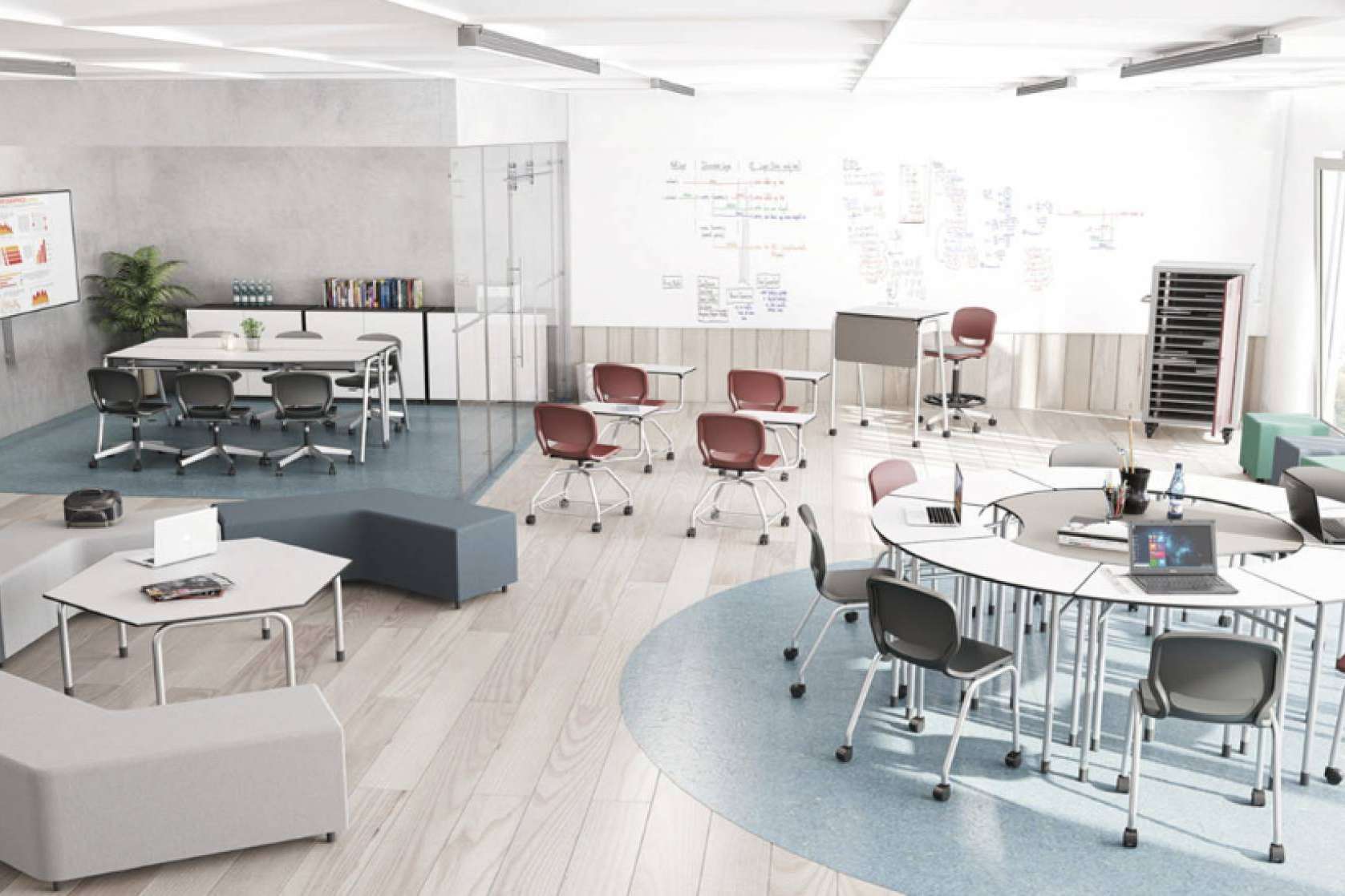 OfficeDeco, la tienda que ofrece mobiliario escolar, salas de formación y comunicación visual, tanto para empresa como centros de educación