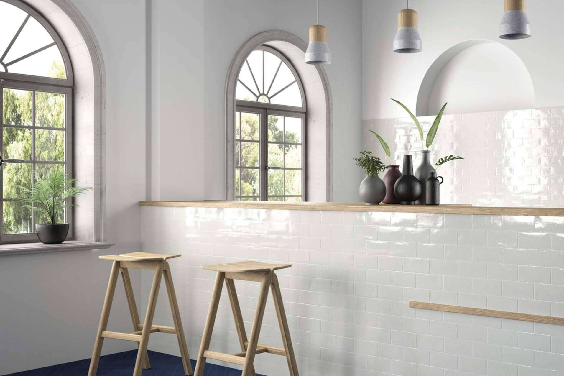 Azulejos blancos para la cocina, una de las grandes tendencias en el mundo del interiorismo