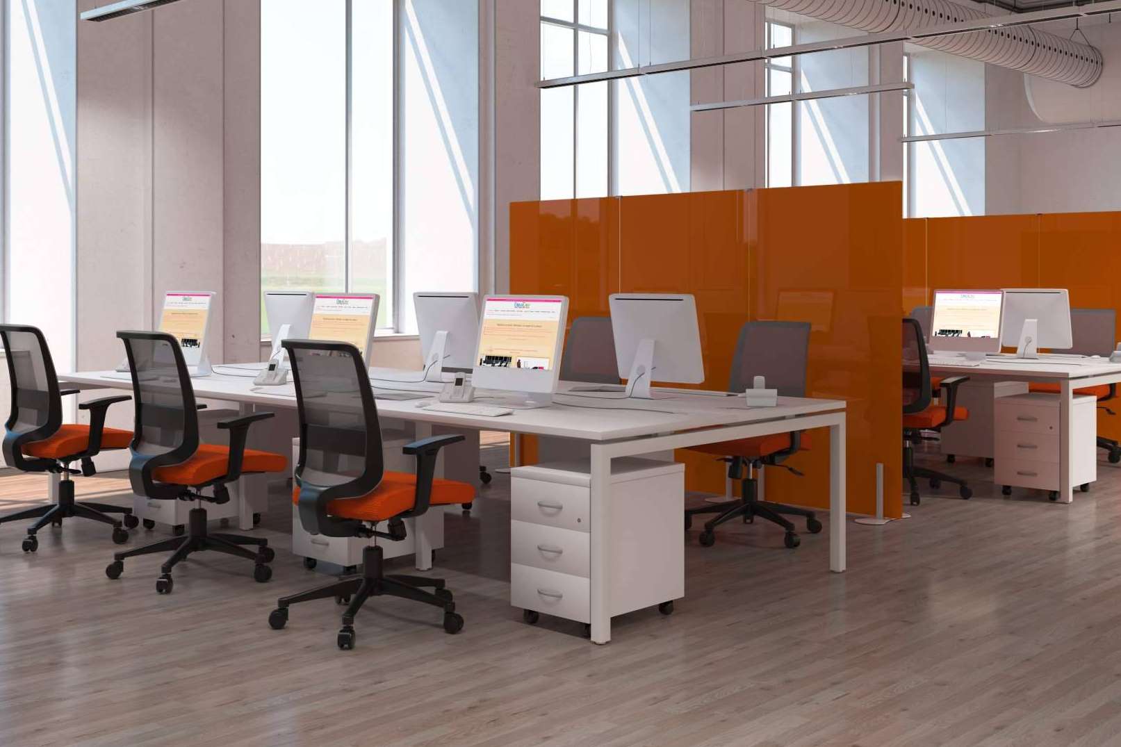 Tipos de mobiliario oficina que ofrece Office Deco