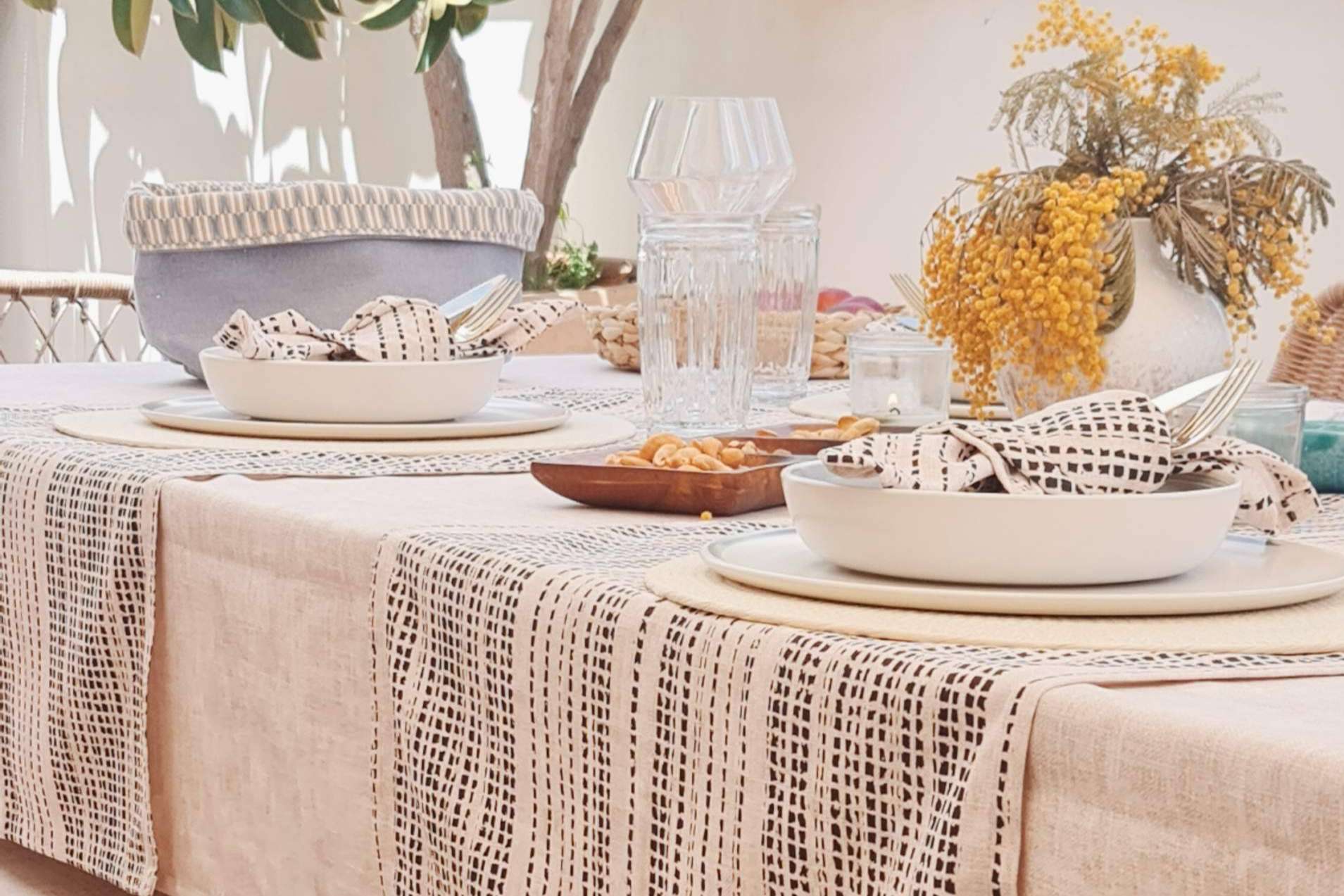 Sokios y sus manteles textiles para verano