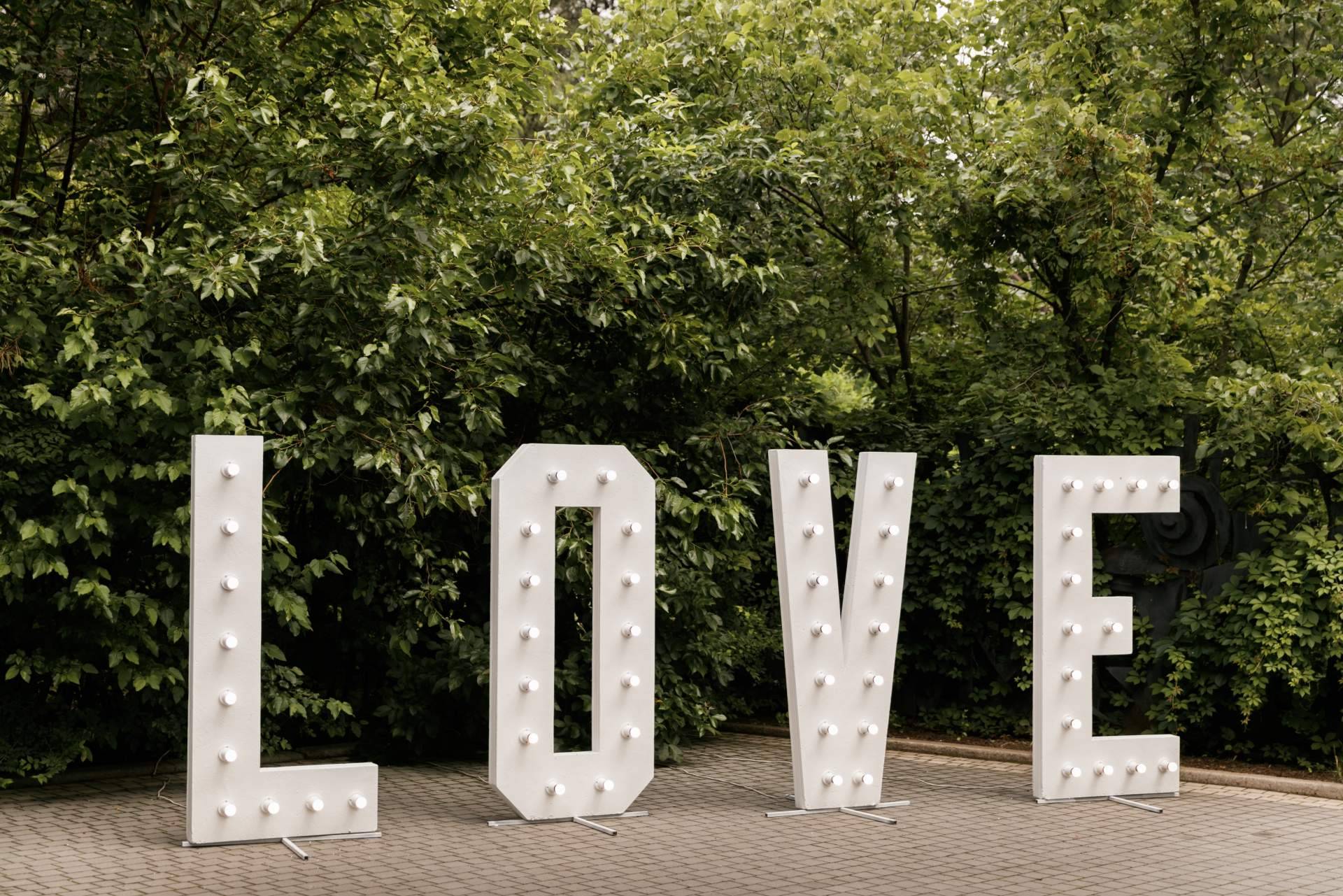 Letras luminosas para bodas, de la mano de BCN LETTERS