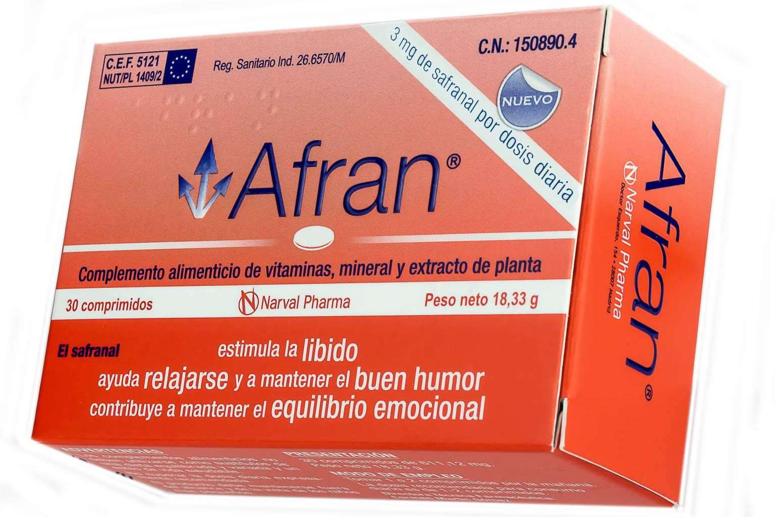 Afrán de laboratorios Narval Pharma ayuda a mantener el equilibrio emocional y el buen humor