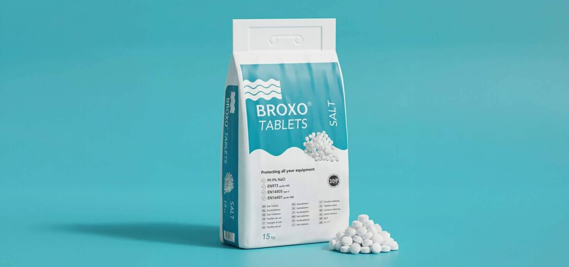 Broxo renueva su marca celebrando más de un siglo de experiencia en sales para el tratamiento del agua